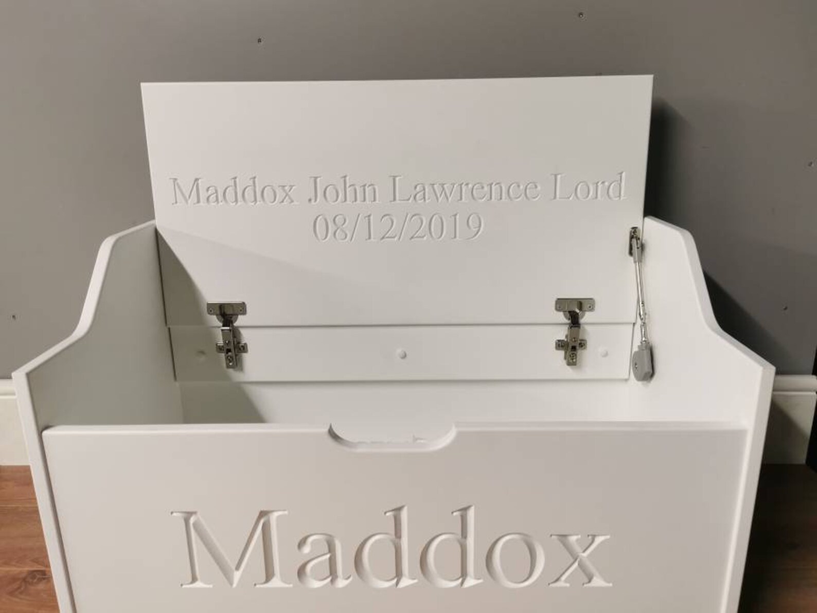Personalised Toy Box Engraved Storage Soft Close Lid Etsy UK