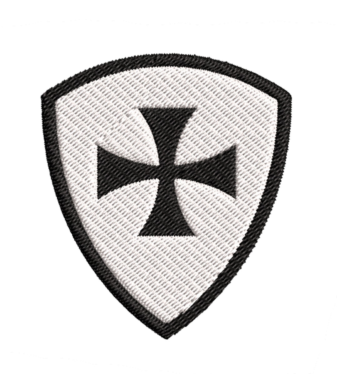 Knights Templars Crest Embroidered Patch Iron on / Sew on Etsy