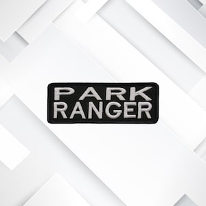 Park Ranger Patch Iron-On Embroidered Appliqué for Jacket, Backpack, Vest, National Park Badge, Forest Staff Patch, Outdoor Explorer Gift