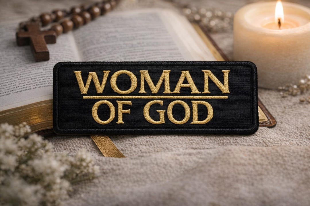 Woman of God Patch/iron-on Patch/christian Faith Gifts/religious Bible ...