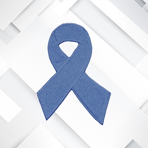 Prostate Cancer Ribbon Patch – Embroidered Iron-On Sew-On Men&#39;s Health Awareness Badge for Jackets, Scrubs, Backpacks, Clothing & Support