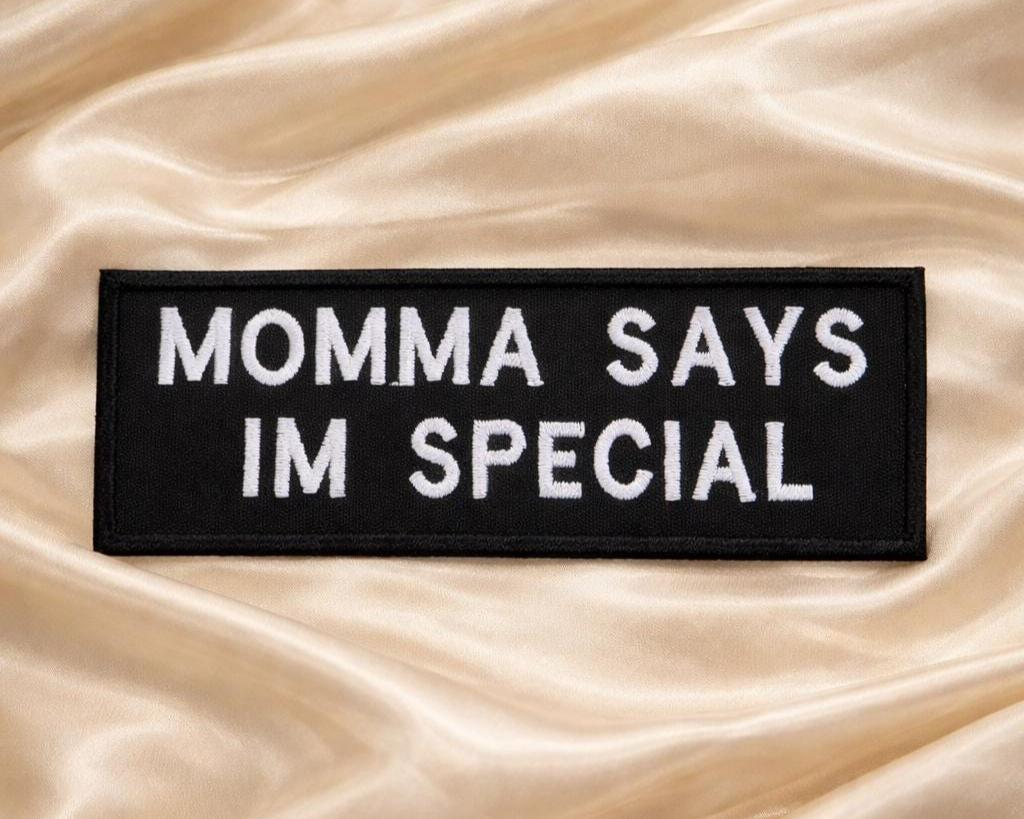 OneTigris Mama Says I'm Special Patches klittenband, borduurwerk, tactische patch met klittenbandsluiting, voor militairen, rugzak en kleding