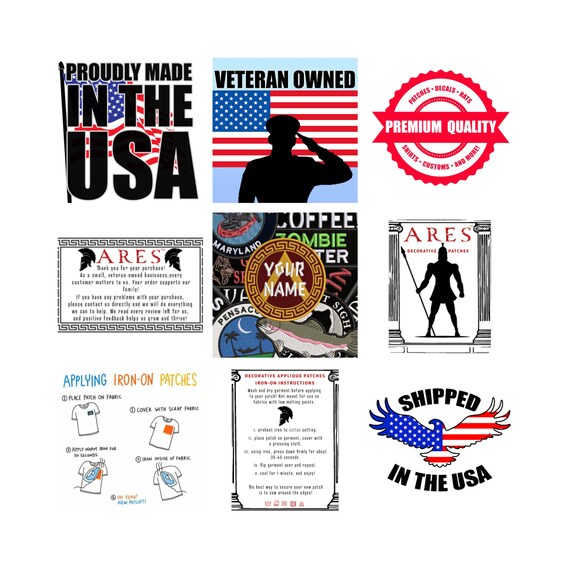 Iron Sew USA Military Desert Storm Veteran Ribbon Patch Embroider Biker Vet Gift Iron Sew USA Military Desert Storm Veteran Ribbon Patch Embroider Biker Vet Gift