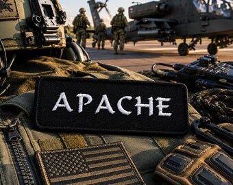 Apachen Aufnäher/Bügelbild/Bikerweste, MC, Motorradkleidung/ gestickte Applikation für Kleidung, Jacke, Rucksäcke
