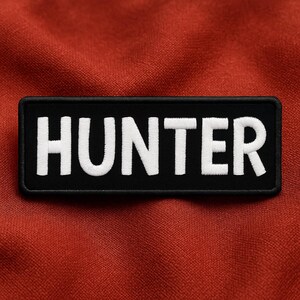 Hunter Patch/Iron-On Patch/WoW Character Class/RPG Roleplay, PvP Gear & Cosplay/Embroidered Sew-On Applique for Clothing Jackets, Backpacks