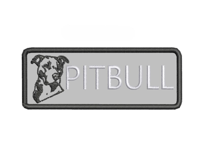 Pitbull Dog Patch/Dog Breed/Iron-On Patch/Embroidered Sew-On Appliqué for Clothing, Vest/Jackets, Bags, Best Friend Patch/Uniques Pet Gifts image 14