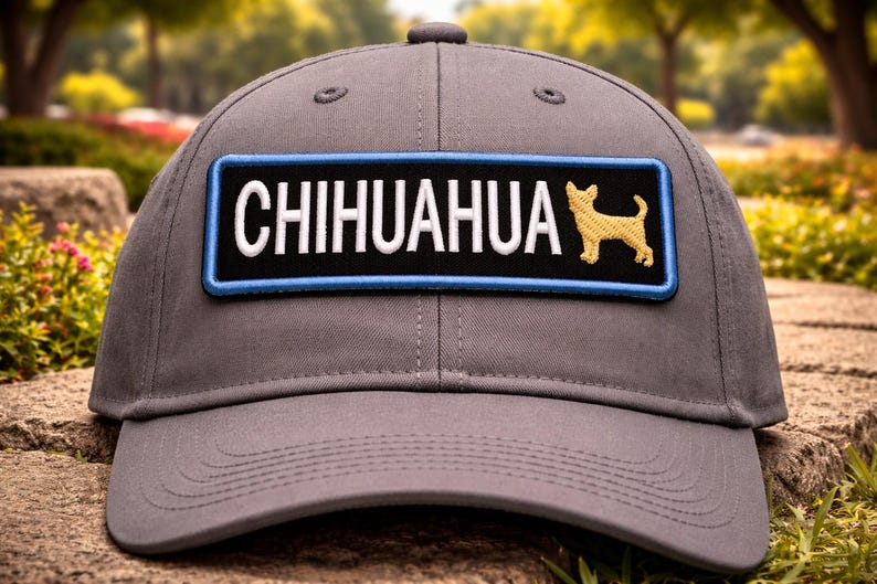 Patch chihuahuahond/opstrijkpatch/speelgoedpatch/familiehuisdier/cadeau Sassy-hond/geborduurde opstikapplicatie voor kledingvest/jas hondentuig afbeelding 2