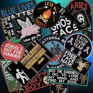 Pitbull Dog Patch/Dog Breed/Iron-On Patch/Embroidered Sew-On Appliqué for Clothing, Vest/Jackets, Bags, Best Friend Patch/Uniques Pet Gifts image 6