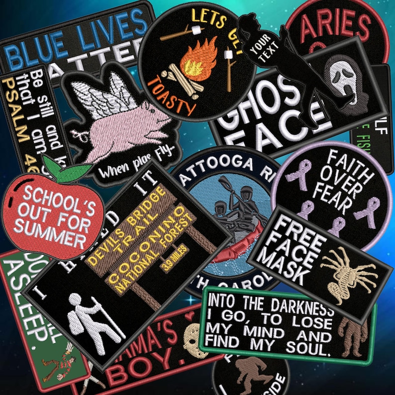 Pitbull Dog Patch/Dog Breed/Iron-On Patch/Embroidered Sew-On Appliqué for Clothing, Vest/Jackets, Bags, Best Friend Patch/Uniques Pet Gifts image 6