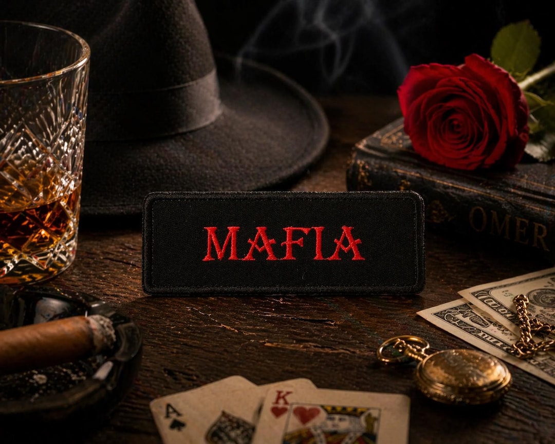 Mafia Patch/iron on Patch/biker Style/gangster Costume/outlaw Crew ...