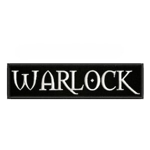 Patch de Bruxo/Classe de Personagem de WoW/Patch Termocolante/Presente para Gamers/Geeks e Nerds/Aplique Bordado para Costurar em Roupas, Jaquetas, Coletes e Mochilas imagem 5