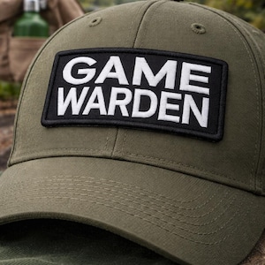 Game Warden Patch/Iron-On Patch/Law Enforcement Gear/Wildlife Officer Badge/Nature Patch/Embroidered Sew-On Appliqué for Clothing Backpack image 2