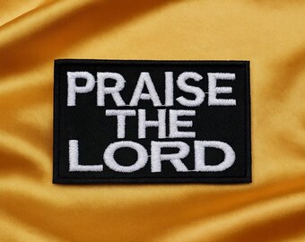 Psalms 19:1 Patch Embrodered ron-on/sew-on Applque Clothng Vest