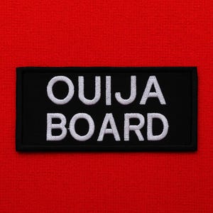 Parche de tablero Ouija/Parche termoadhesivo/Parche paranormal/Parche de bruja/Aplique bordado para coser en mochila, chaqueta o disfraz/Decoración oculta/Gótico imagen 4