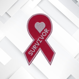 Custom Pink Ribbon Patch – Breast Cancer Awareness Embroidered Iron-On Sew-On Badge for Jackets, Backpacks, Clothing, Scrubs & DIY Gifts