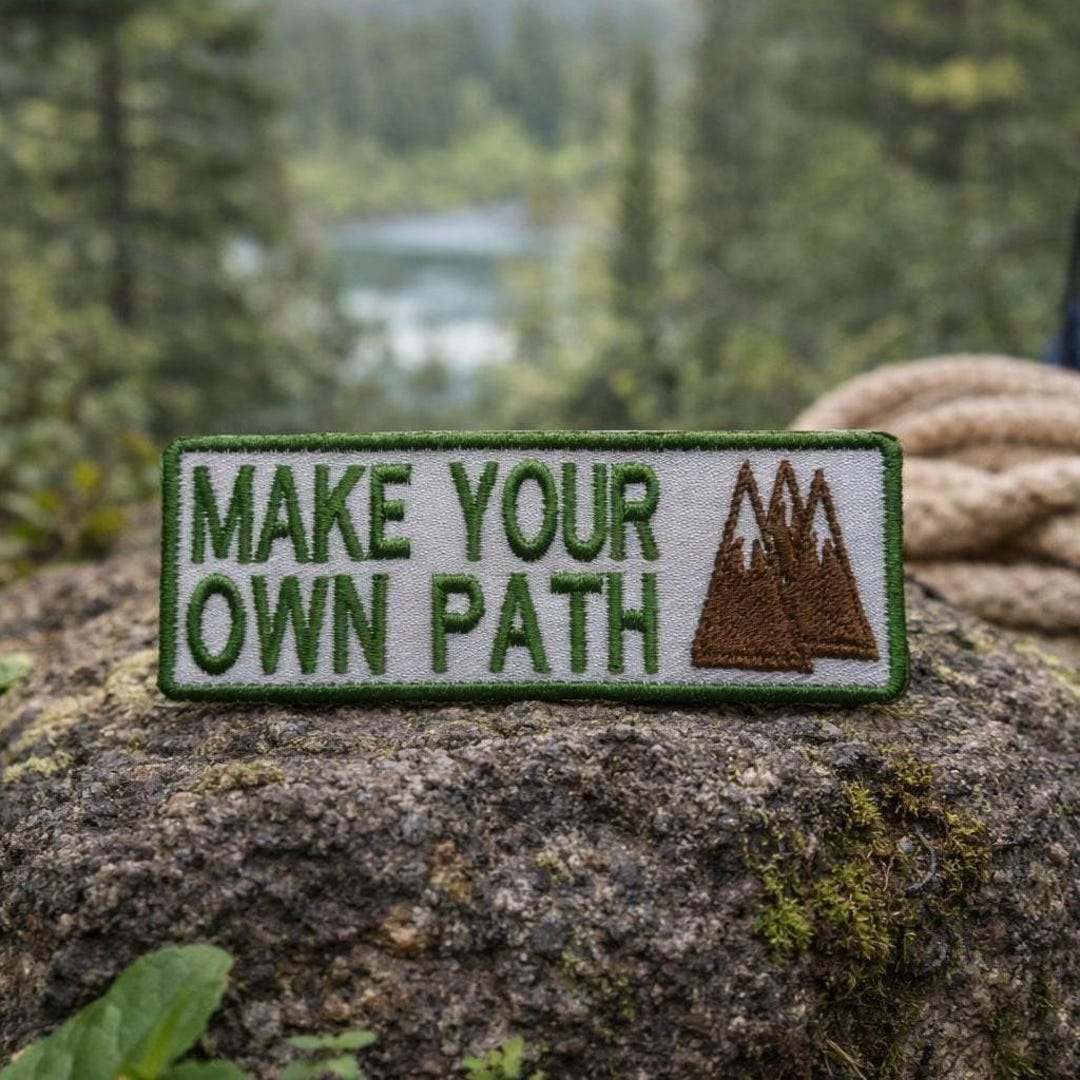 Property Patch Make Your Own Path Patch/iron-on Patch/hiking & Camping Gift/nature ...