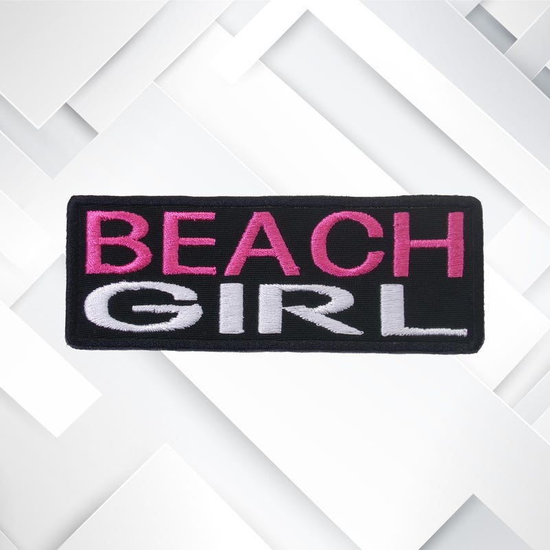 GK-O 2 Pcs Wave Embroidered Patches Iron Sew On Applique Clothing Badge Ethnic Decor Craft