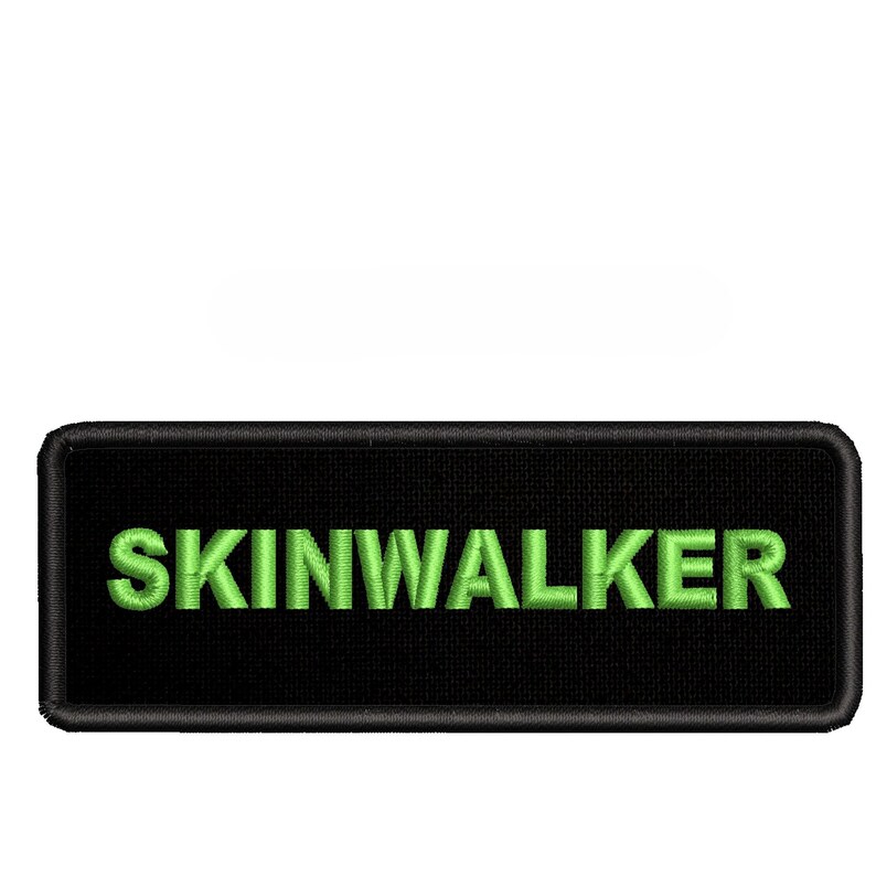 Skinwalker Patch/Iron-On Patch/Cryptid Creatures/Horror Patches/Embroidered Sew-On Applique for Jackets/Vests, Costumes, Clothing, Halloween image 4