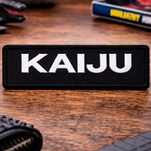 Kaiju Patch/Iron-On Patch/Sci-Fi Gift Godzilla King Kong/Embroidered Sew-On Applique for Cosplay Costume Jackets/Vests, Clothing Backpacks