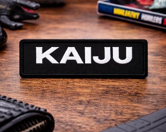 Aplique Kaiju/Aplique Termocolante/Presente de Ficção Científica Godzilla King Kong/Aplique Bordado para Costurar em Jaquetas/Coletes, Roupas e Mochilas para Cosplay