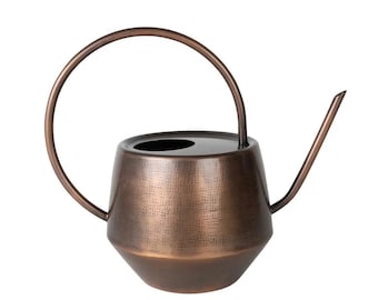 Antique Copper Watering Can, Indoor, Outdoor, Large Plant Watering Can, Unique Design, Handcrafted