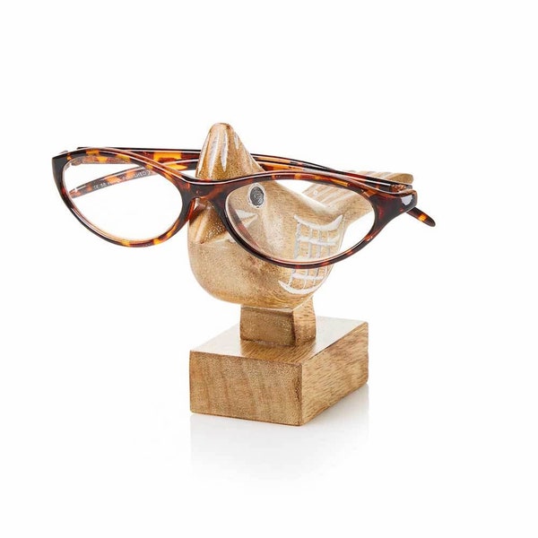 Cardinal Glasses Holder, Wooden Glasses Holder, Unique Design, Eyeglasses Stand