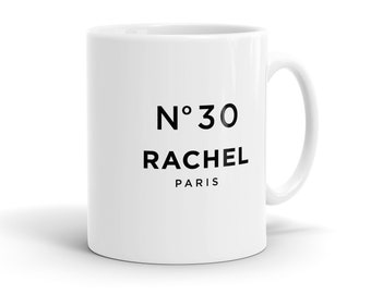30th Birthday Gifts - Personalised No 30 Coffee Mug - Gift for Woman - MG906