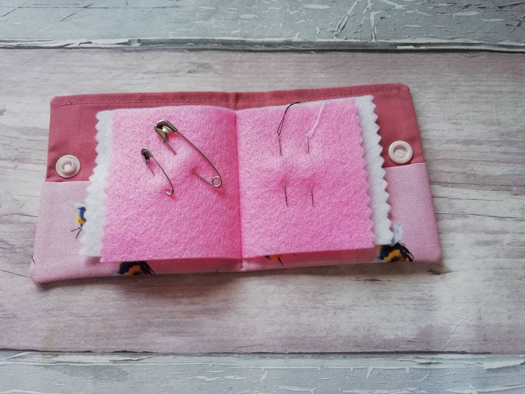 Needle Book Needle Case With Pins and Needles Etsy