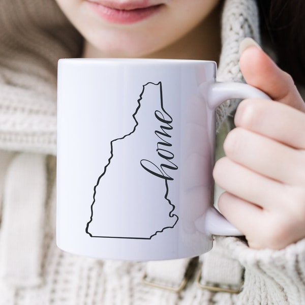 State of New Hampshire Mug New Hampshire State Mug New Hampshire Coffee Mug New Hampshire Housewarming Gift New Hampshire Moving Gift Mug