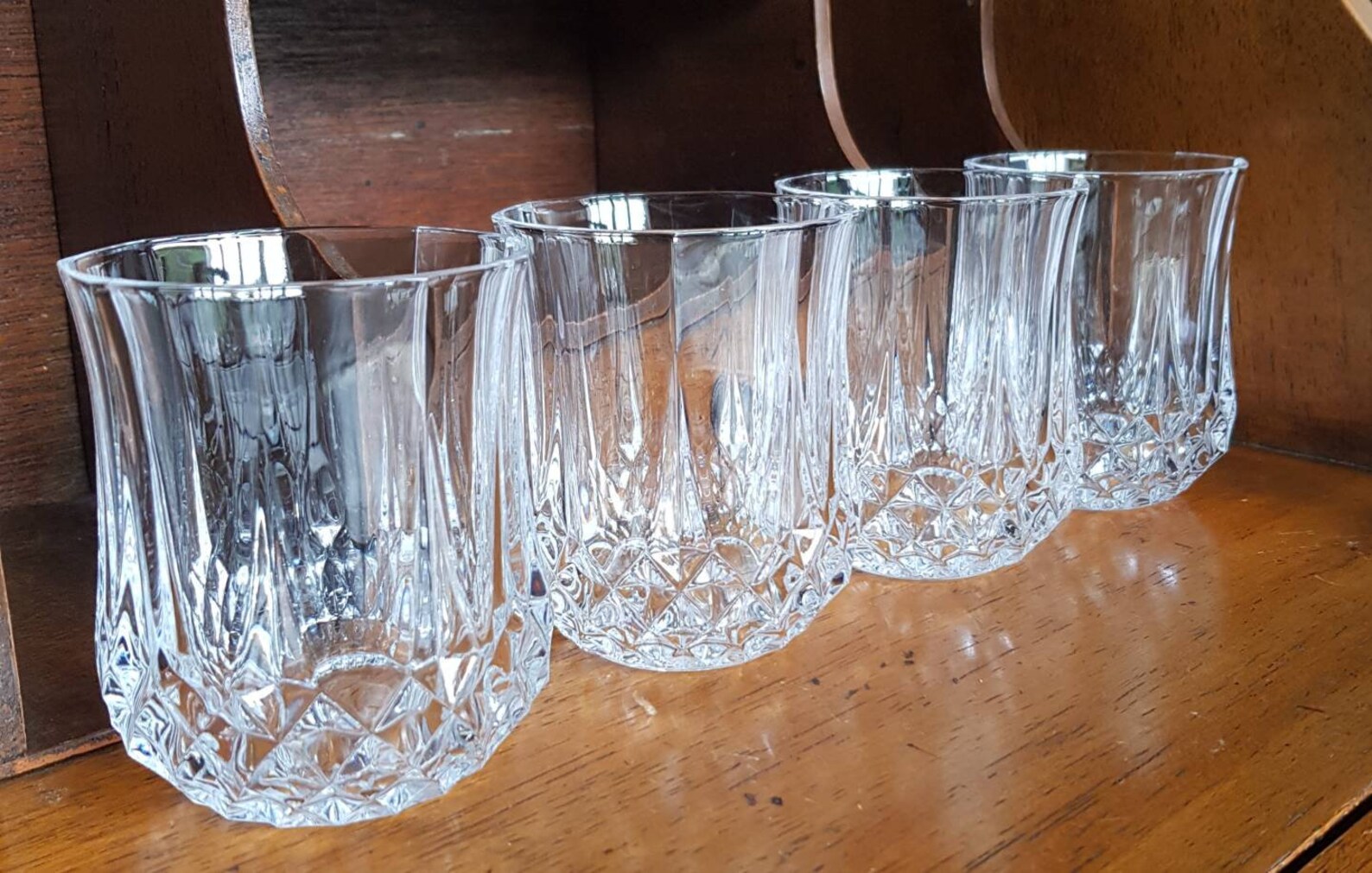 4 large Eclat Cristal D'Arques Longchamp Lead Free Crystal Etsy