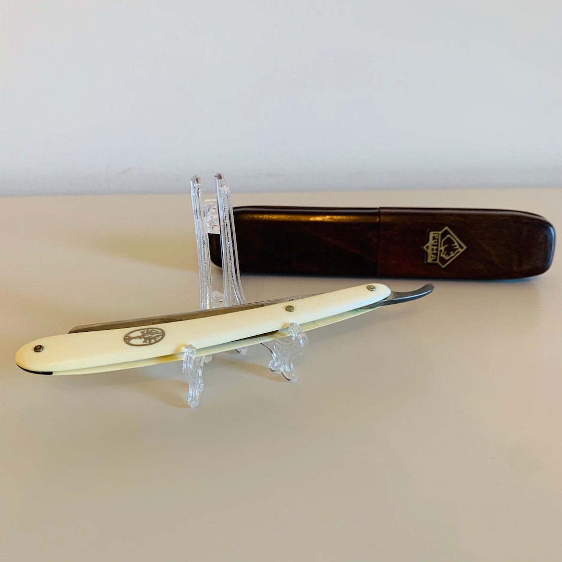 Boker King Cutter Vintage Straight Razor 5/8 Escalas Etsy
