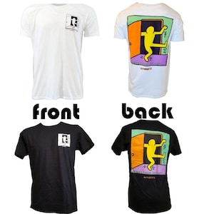 National Coming Out Day T-shirts Fitted White Black Tee Shirts Gay LGBT LGBTQ Queer Keith Haring