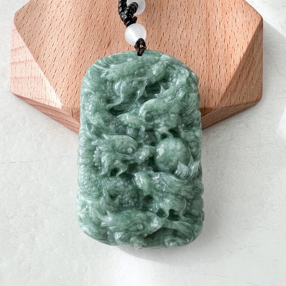 Jadeite dragon pendant new arrivals