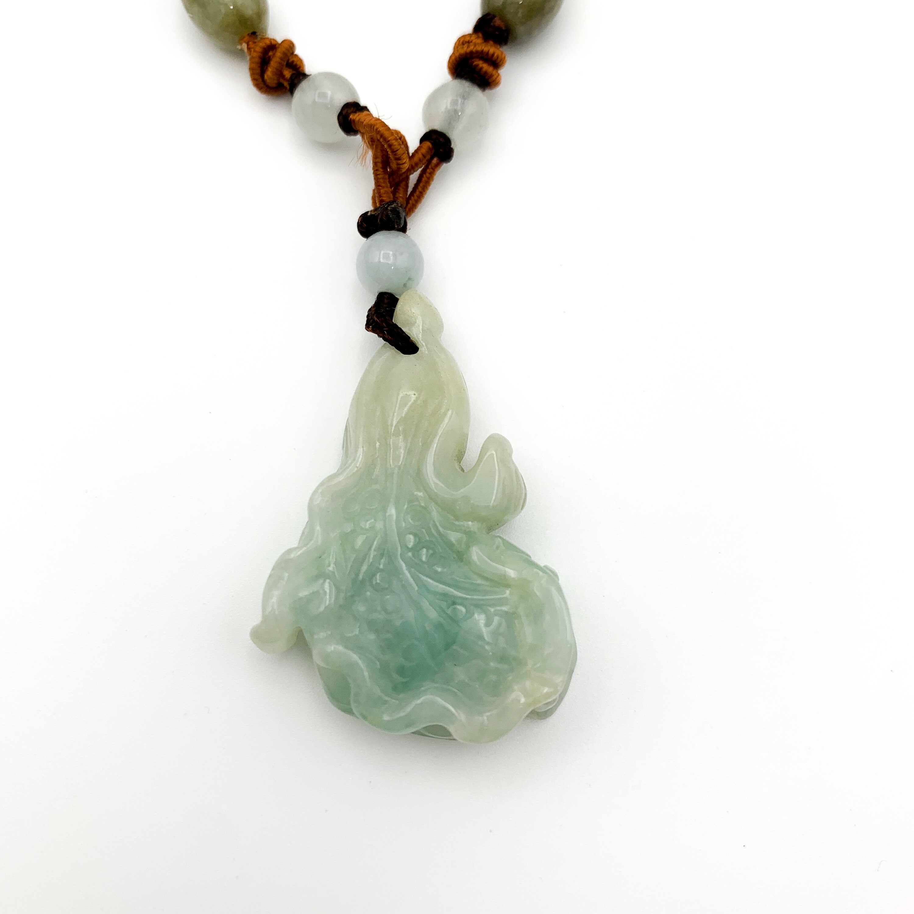 Jadeite Jade Cabbage Necklace Etsy