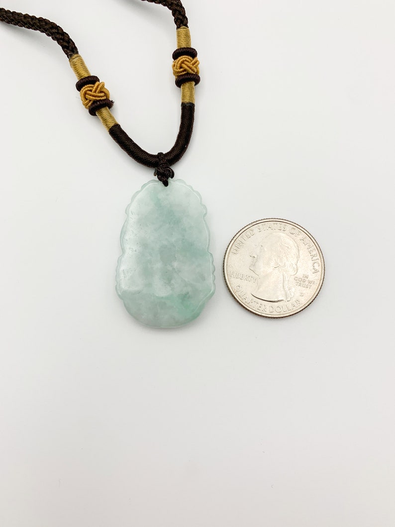 Jadeite Jade Dog Chinese Zodiac Carved Pendant Necklace