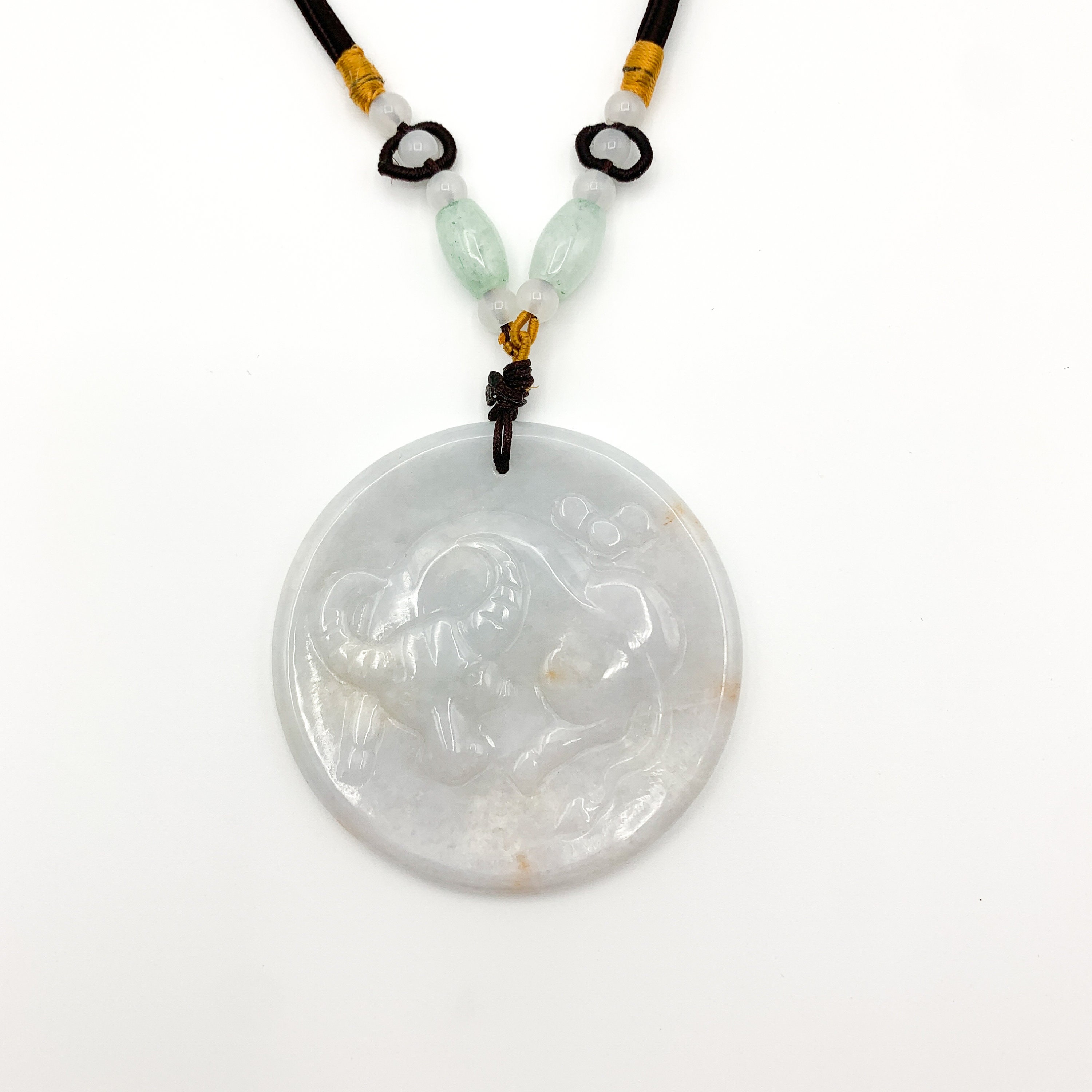 Large Ox Jadeite Jade Bull Cow Chinese Zodiac Carved Rustic Etsy