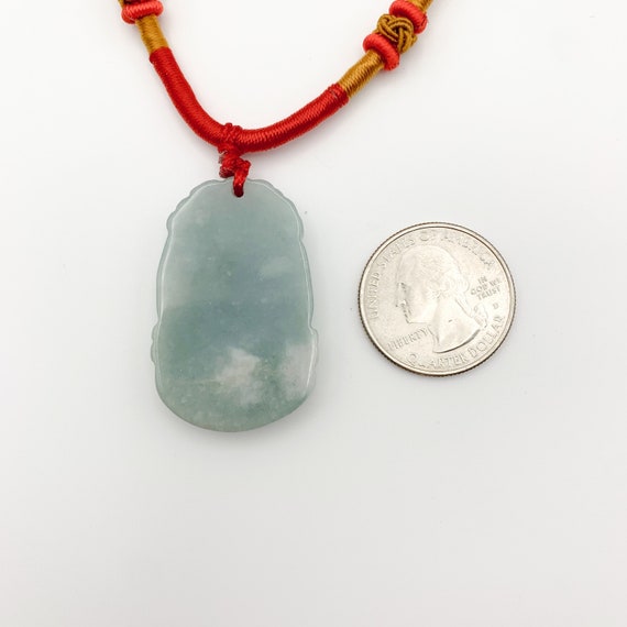 翡翠の龍の彫刻入りペンダントネックレス、YW-0110-1646545905 - Etsy 日本