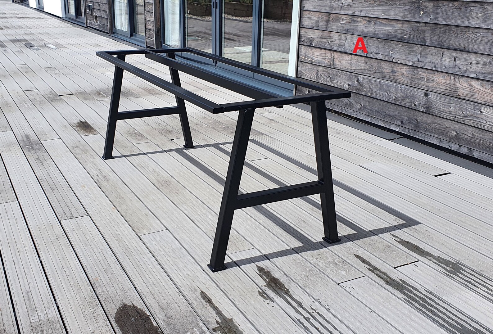 Concrete Dining Table With Steel Legs / Custom Sizes / Custom - Etsy UK