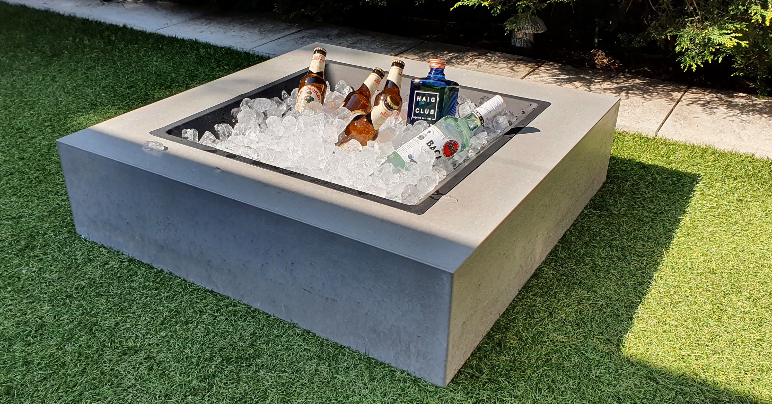 Concrete Ice bucket Etsy