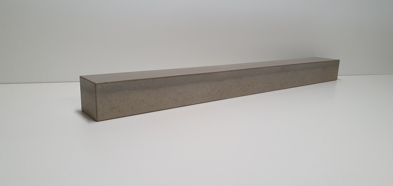 Concrete Fireplace Mantel/shelf With Floating Brackets Etsy