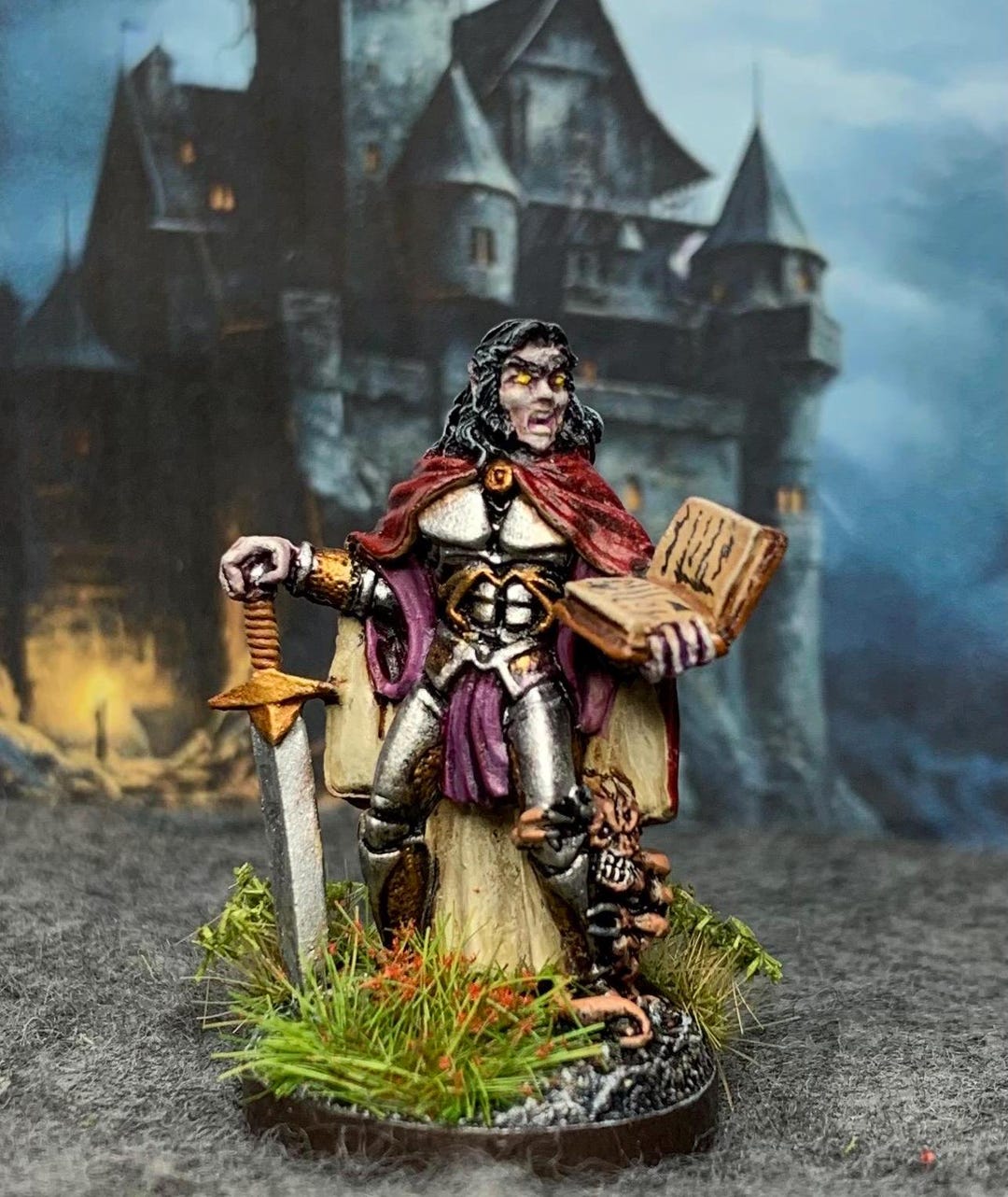 Hand Painted Dungeons and Dragons Miniature: Vampire Lord. - Etsy