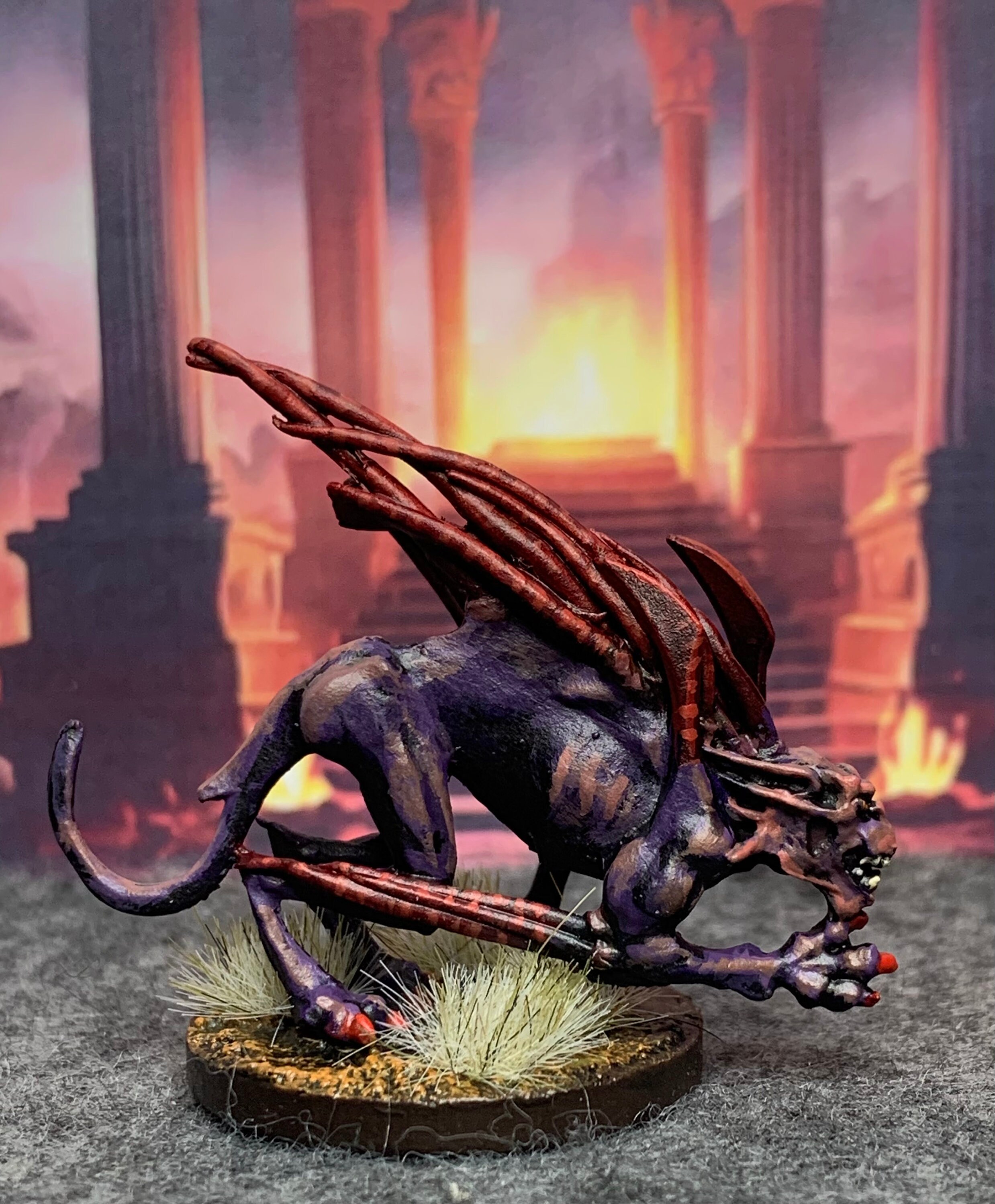 Hand Painted Dungeons and Dragon Miniature: Howler. - Etsy