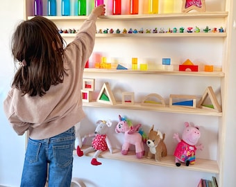 Étagère à jouets Montessori · JOUER
