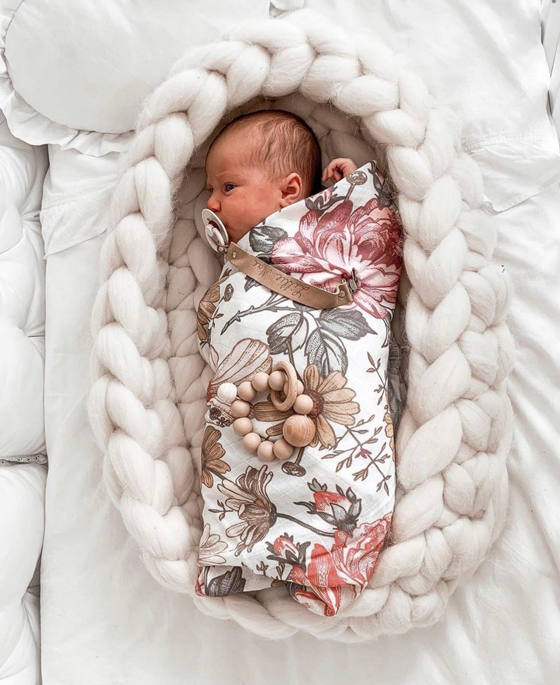 Baby nest toddler nest bed newborn nest Chunky knit baby Etsy