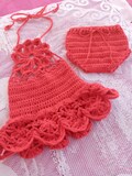 Crochet baby dress product logo