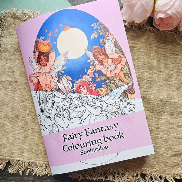 Printing error Fairy Fantasy Colouring Book