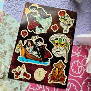 Phantom of the Opera Stickers: Musical Angel Vinyl Decals