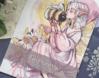 Faebruary 2021 Sketchbook slight printing error on cover