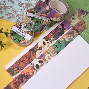 Spooky Party glow in the dark Washi Tape- Glow Washi Tape- gruseliges Washi Tape