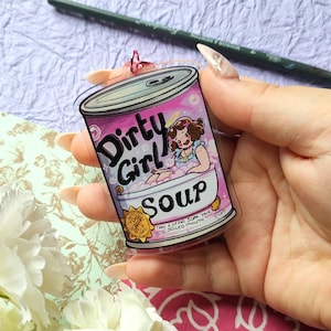 Dirty girl soup - Acrylic Keyring- Starkid - Hatchetfield Trilogy  - Sophiralou